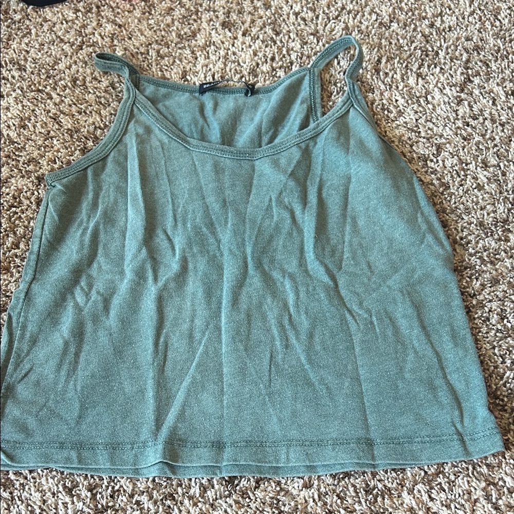 Brandy Melville Olive Green Tank Top